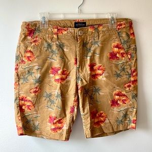 Urban Outfitters Floral Hawaiian Print Shorts